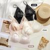 Camisola de encaje ligero con copas de cristal transpirables y soporte suave que realza la espalda para mujer, estilo Pure Desire