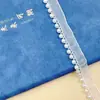 Renda de fita de pérola explosiva feita à mão de face única tamanho renda de fita de pérola DIY acessórios decorativos de roupas chinesas étnicas acessórios