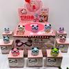 Lindo Dibujo Animado Figura Sanrio Caja Ciega Corazón de Niña-Hermosa Muñeca Adorno de Escritorio Juguete de Moda Figura Modelo