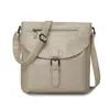 Bolso de hombro modelo nuevo 2026 transfronterizo, elegante textura de cuero suave, bolso cuadrado con hebilla de cinturón, mochila cruzada de gran capacidad para el día a día, moderno