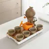 Yuerui Buena Suerte Juego de Té Automático de Viaje Souvenir de Empresa Regalo Práctico Regalo de Año Nuevo