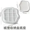 ZongBo Silicone Casa de Natal Pote de Armazenamento Copo para Vela Boneco de Neve de Natal Árvore de Natal Combinação de Velas Ornamento Molde de Silicone