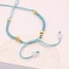 Accesorios diy pulsera de cuerda roja de nailon cuerda hombres y mujeres parejas tejida ajustable cuerda de mano productos semiacabados