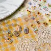 Tiesu Oso Infantil Caballo de Troya Pegatina para Uñas Arte M1137 Estilo Cuento de Hadas Dormitorio Nube Linda Cuadros Pegatina para Uñas
