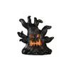 Decoración de Monstruo Árbol de Resina para Halloween Figura Iluminada con LED Regalo Creativo para Fiestas Decoración del Hogar