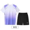Ropa Personalizada de Bádminton, Trajes Deportivos para Hombres y Mujeres, Ropa de Verano de Secado Rápido, Camisetas, Pantalones Cortos de Manga Corta, Ropa para Correr, Uniformes de Selección Nacional