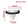 Adecuado para Tiras Decorativas de Puerta de Coche, Tiras Inferiores Anti-Rayaduras, Clips de Fijación, Clips Decorativos de Panel de Puerta 11611375