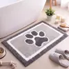 Alfombra de Felpa Absorbente para Baño Dopamina Alfombra Tufted Antideslizante Personalizada Puerta de Inodoro Tulipán