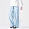 Outono/Inverno 2026 Novo Estilo Chinês Masculino Tendência Veludo Cotelê Casual Calça Plus Size Solta Retrô Reta Perna Larga