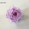 Cabeza de flor de rosa de diamante, tela de seda retro, rosa de esquina, decoración de paisaje interior, flor de simulación, comercio exterior transfronterizo, flor de seda directa