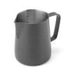 350ml de aço inoxidável preto flor copo bolha de leite copo japonês profissional graduado frasco de leite aparelho de café conjunto