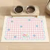 Tapete Comedero para Mascotas, Plato para Gatos, Tapete para el Hogar, Tapete Especial Antideslizante, Antiincrustante e Impermeable para Gatos y Perros, Tapete para Comedero en Jaula para Perros