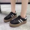 Tênis de Treino Alemão com Solado Grosso, Aumento de Altura, Blocos de Cor, para Mulheres, Tênis Esportivo Novo Verão 2026, Sapatos Casuais Versáteis Brancos, Sapatos Casuais Femininos Forrest Gump
