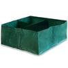 Saco de plantio de grade, saco de jardinagem separado, saco de plantio de pe, recipiente de vaso de flores de jardim de quatro grades, saco de cultivo de mudas de batata