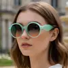 Moda Europeia e Americana 2026 Novos Óculos de Sol Retrô Color Block Tendência Versátil Estilo de Rua Óculos de Sol com Proteção UV para Mulheres