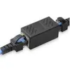 Conector de unión para cable de red RJ45 Conector doble de red Módulo de conector recto para cable de red Extensión de cable de red Placa de circuito impreso