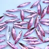 Rhinestones acrílicos con forma de gota de agua de 4*15 mm con base plana, sin agujeros, para fundas de teléfono DIY, ropa, zapatos, accesorios y decoraciones de manualidades