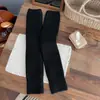Pierneras de algodón grueso cálido de otoño e invierno para mujer, calcetines largos adelgazantes lulu blancos para yoga