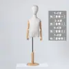 Soporte de Exhibición de Medio Cuerpo para Maniquíes Infantiles para Tienda de Ropa Infantil, Soporte de Maniquí de Cuerpo Entero para Niños y Niñas