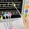Puntero telescópico para profesores, palo de lectura para niños para la clase, palo de enseñanza para el hogar, puntero extensible lindo para estudiantes de secundaria