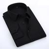 Camisas masculinas de meia-idade para primavera papai folgadas fabricantes em nome da camisa de manga comprida listrada para homens de meia-idade atacado