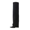 2026 Nova Moda Modelo de Exportação Bico Fino Salto Agulha Salto Ultra Alto Bota com Cano Largo, Tamanho Grande Slip-On Botas Femininas