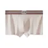 Ropa interior de algodón para hombre, calzoncillos bóxer de algodón puro antibacterianos en la entrepierna para niños, shorts bóxer de algodón transpirable de colores para jóvenes