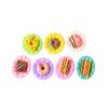 Prato Bolo Donut Comida Brinquedo Resina Mista Pequenos Acessórios DIY Acessórios Cola Creme Pingente Comida Miniatura Artificial Brinquedo