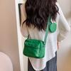 Bolsa pequena casual simples feminina, nova bolsa de ombro da moda simples, bolsa transversal feminina, outono 2023