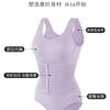 Enterizo Moldeador Transfronterizo, Enterizo de Control de Abdomen, Body Moldeador de Cintura y Abdomen, Corsé Reforzado, Enterizo con Botones Levanta Glúteos