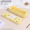 Caja de embalaje para crisp de copo de nieve de color largo con dorado de 50g, caja de regalo para galleta de res, caramelo, caja de cartón para hornear crisp de piña, venta al por mayor