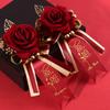 Conjunto de Corsage de Casamento Suprimentos de Padrinhos de Casamento de Alta Qualidade Criativo Conjunto Completo de Pins Corsage Artificial para Madrinha