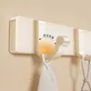 Gancho de Porta Traseira Gancho de Casaco Alumínio Espacial Sem Perfuração Banheiro Banheiro Cozinha Cabide Gancho Adesivo Forte