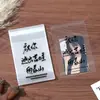 Estilo Ins Desenho Animado Fofo Impresso Plástico Saco com Zíper Embalagem de Cartão de Foto de Idol Saco Autoadesivo Saco Protetor para Polaroid
