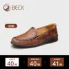 Zapatos Ram para Mujer, Zapatos Pequeños de Cuero, Mocasines Suaves, Planos Estilo Británico de Piel Genuina, Slip-Ons de Suela Plana, Zapatos de Mamá
