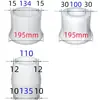 Tubo de Plástico para Spray de 10 a 13 mm Tubo Telescópico Funda de Tubo Tubo de Acero Inoxidable Funda de Plástico Funda Antideslizante Varilla Telescópica Tubo Redondo