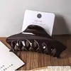 2026 Nuevo Elegante Pinza de Tiburón Pasador Coreano Retro Pinza de Garra para Recogido Pinza Grande Simple para Cabello Grueso Accesorio para el Cabello