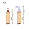 Botella de plástico con pulverizador lateral para agente de limpieza, botella pulverizadora de niebla fina, botella pulverizadora oral de 15 30 50 100 ml