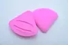 Esponja de aire tipo malvavisco para uso húmedo y seco, esponja de maquillaje al por mayor, borla de polvo triangular con superficie de cuero, borla de base de aire