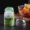Garfos de Fruta Descartáveis, Garfos de Bambu, Garfos Transparentes para Frutas em Lata, Garfos de Fruta Embalados Individualmente para Bolo Ktv Bar Comercial