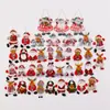 Colgantes de Tela Navideños, Muñecos Navideños, Colgantes Pequeños, Colgantes para Árbol de Navidad, Decoraciones, Colección de Colgantes Pequeños para Regalo