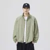 Chaqueta Retro Americana de Cuello Alto para Primavera y Otoño de 26 Años, Versátil e Informal, Ropa de Trabajo para Adolescentes, Marca de Moda, Holgada
