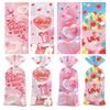 Bolsas de Dulces para el Día de San Valentín Transfronterizas 2026, Bolsas de Empaque con Cierre de Alambre, Bolsas de Regalo, Bolsas de Recuerdos, Bolsas para Dulces, Repostería Casera para DIY