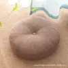 Esterilla de Piso Redonda Grande Gruesa de Lino para Meditación y Adoración Alfombra Tatami de Balcón Esterilla de Yoga