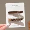 Presilha de Cabelo de Alto Padrão Coreana para Mulheres Presilha de Lã Estilo Retrô Outono Inverno Presilha para Franja Presilha Fofa de Coração Acessórios de Cabelo Adorno de Cabeça