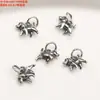 Cuentas Espaciadoras Pequeñas de Plata de Ley y Accesorios de Anillo, Cuentas Espaciadoras Lisas de Plata Blanca Vintage, Materiales para Manualidades de Cuentas Hechas a Mano