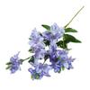 Nueva Xiangxuelan de 5 ramas, flor artificial Xiangxuelan individual de alta gama para boda, decoración de arreglos florales para salón de bodas, flor falsa