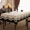 Toalha de Mesa Retro Americana de Luxo Leve de Alta Qualidade Impermeável à Prova de Óleo Lavável Resistente ao Calor Tapete de Couro para Mesa de Jantar Protetor de Superfície de Mesa