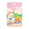 Funda Deslizante de Plástico para Tarjetas de Lectura, Tarjeta de Identificación de Estudiante, Tarjeta de Comida, Etiqueta de Nombre, Portatarjetas de Identificación de Trabajo de Dibujos Animados, Control de Acceso, Autobús, Estilo Ins