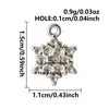 Navidad Estilo Nuevo Acero Inoxidable Colgante Pequeño Horno Vacío Galvanoplastia PVD Oro 18K Accesorios de Joyería Transfronterizo